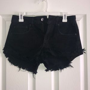 AE Black Jegging Shorts